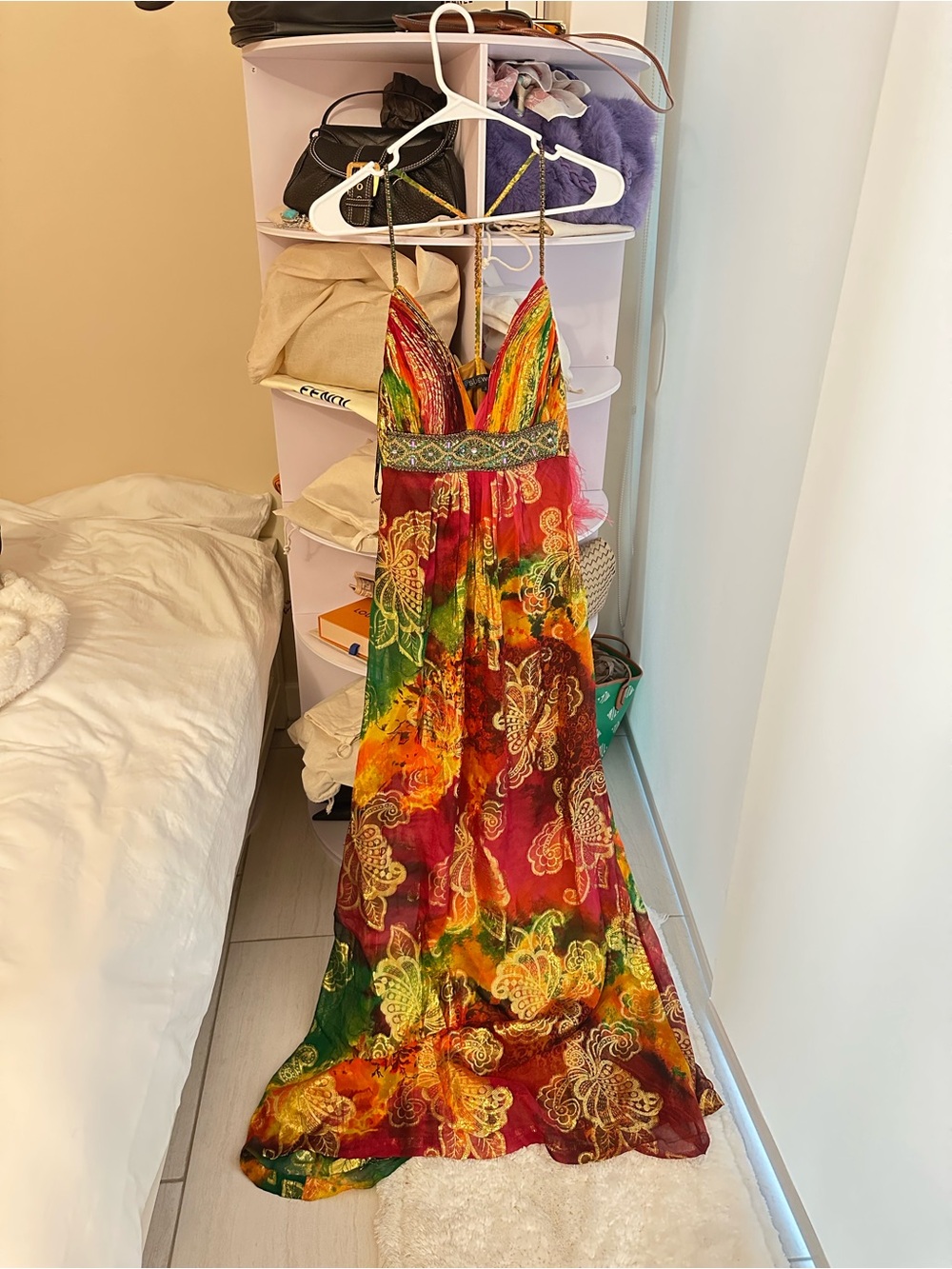 Vintage y2k SueWong maxi dress size 2 - Picture 1 of 4
